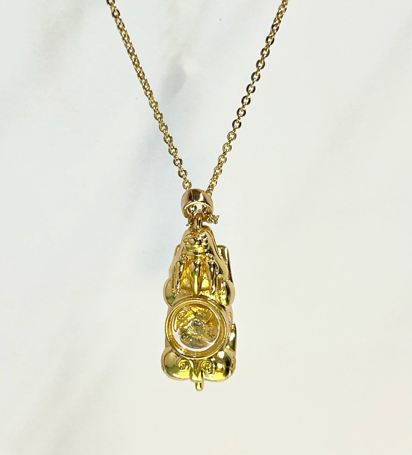 New vintage-inspired diamond- Urn Pet Necklace