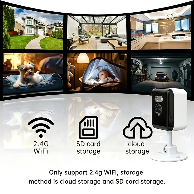 4PC Smart 1080p Wi-Fi Smart Home Security Camera 2MP,