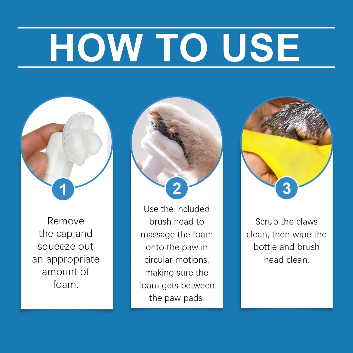 Pet Paw Cleaner Safe Non-irritating