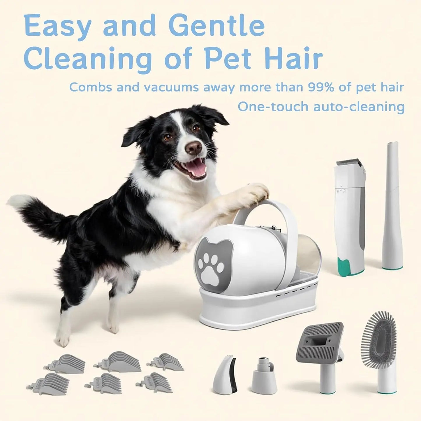 Pet Grooming Vacuum Kit 7 in 1
