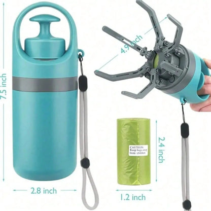 Pooper Scooper No Touch  with Waste Bag Holder