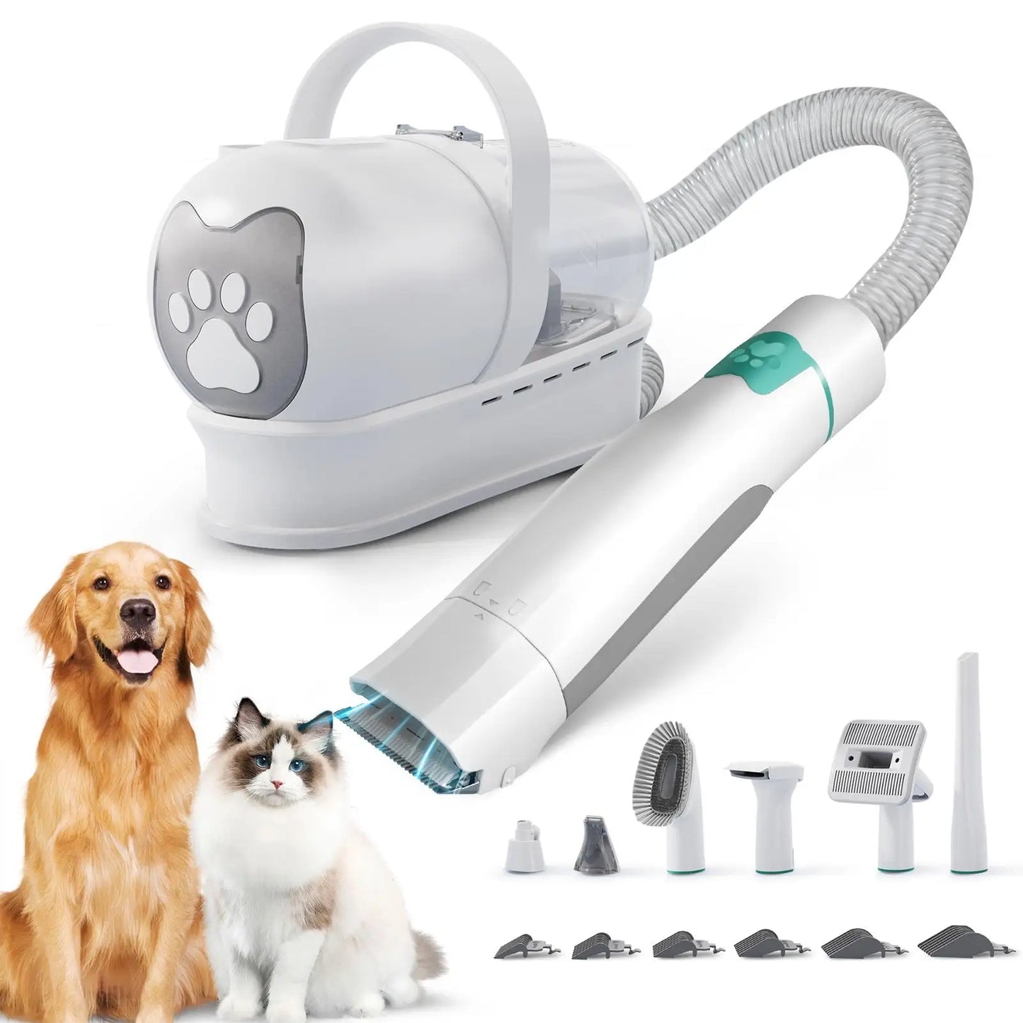 Pet Grooming Vacuum Kit 7 in 1