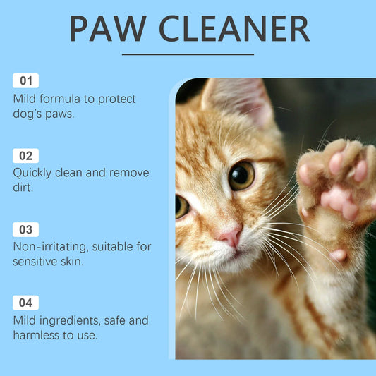 Pet Foot Cleansing Foam Mousse