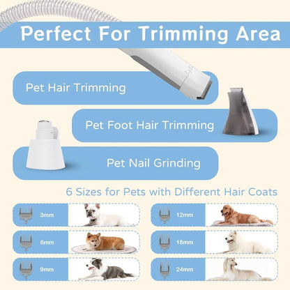 Pet Grooming Vacuum Kit 7 in 1