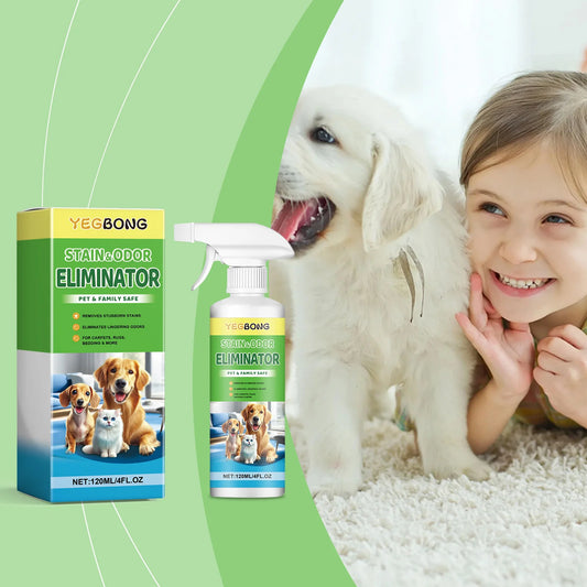 Pet Stain Cleaner Spray Quick Degreasing Eliminating Bad Odor