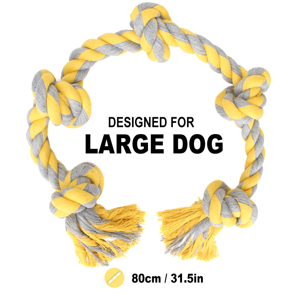 12Pcs Large Dog Toy Sets Chew Rope