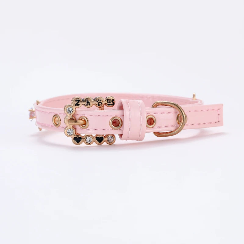 Fashion Cat Collar with Rhinestones