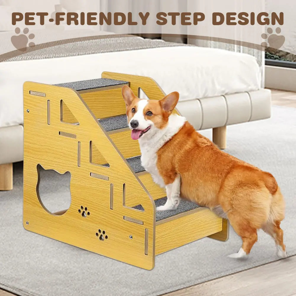 Wooden Pet Ladder/Steps for Dogs and Cats