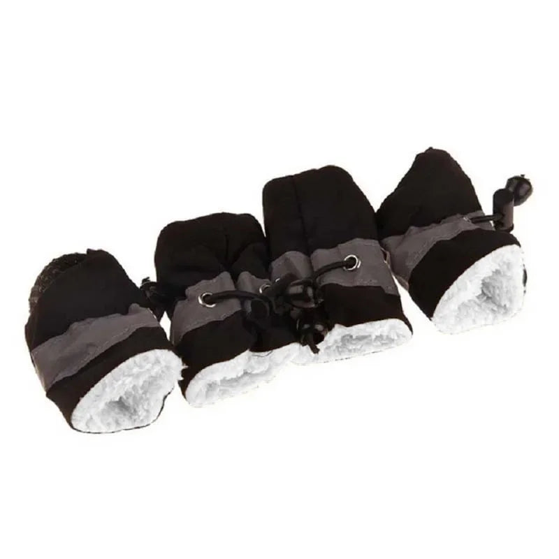 4pcs Antiskid Puppy Shoes