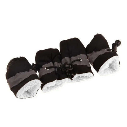 4pcs Antiskid Puppy Shoes