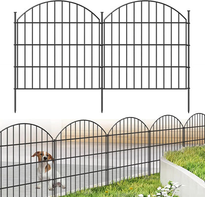 28in High Metal Garden Fence Dog Fence