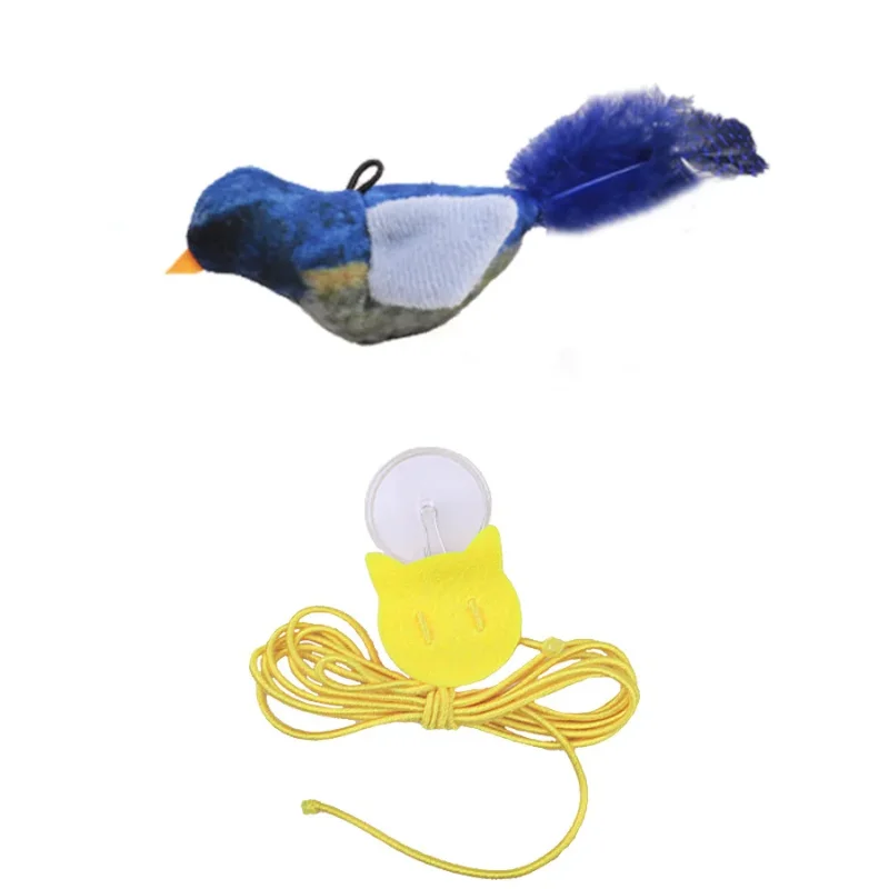 Sound Sensing Interactive Bird Cat Toy