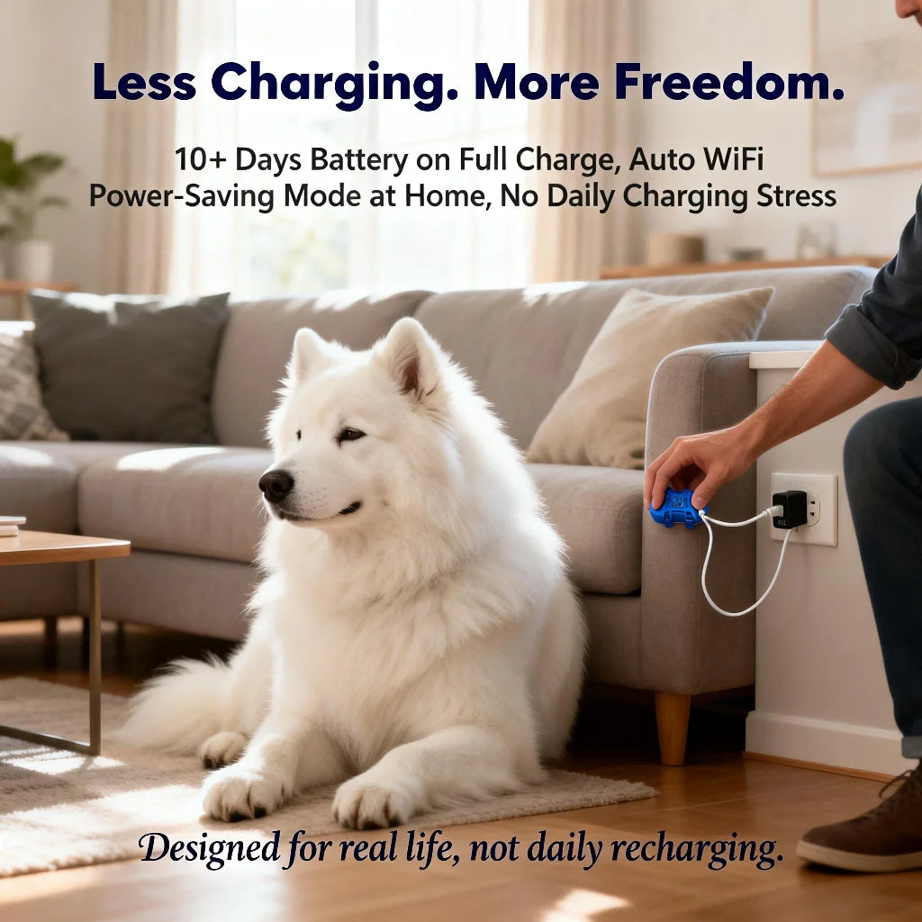 GPS Pet Tracker for Pets, Real Time  Unlimited Distance