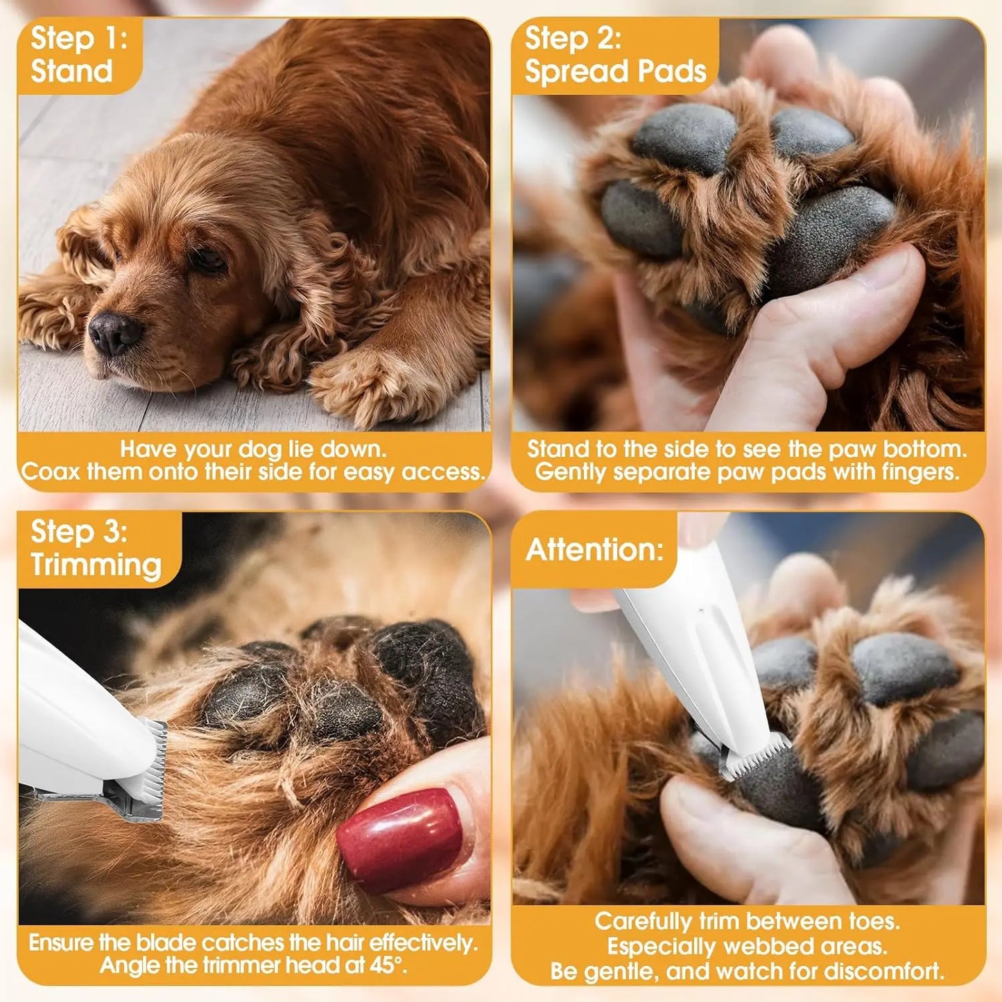 Upgraded Electric Dog Clippers with LED Display