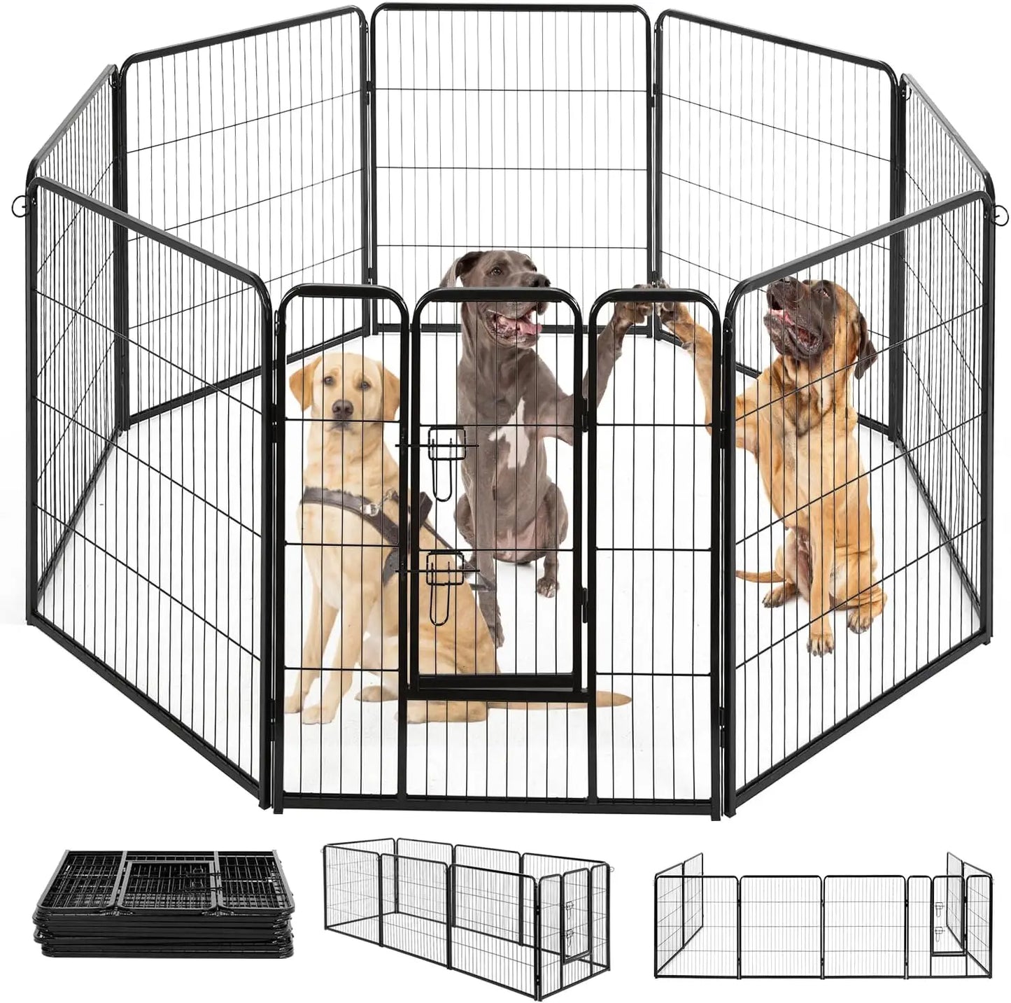 Dog Playpen, 40 Inch, 8 Panels