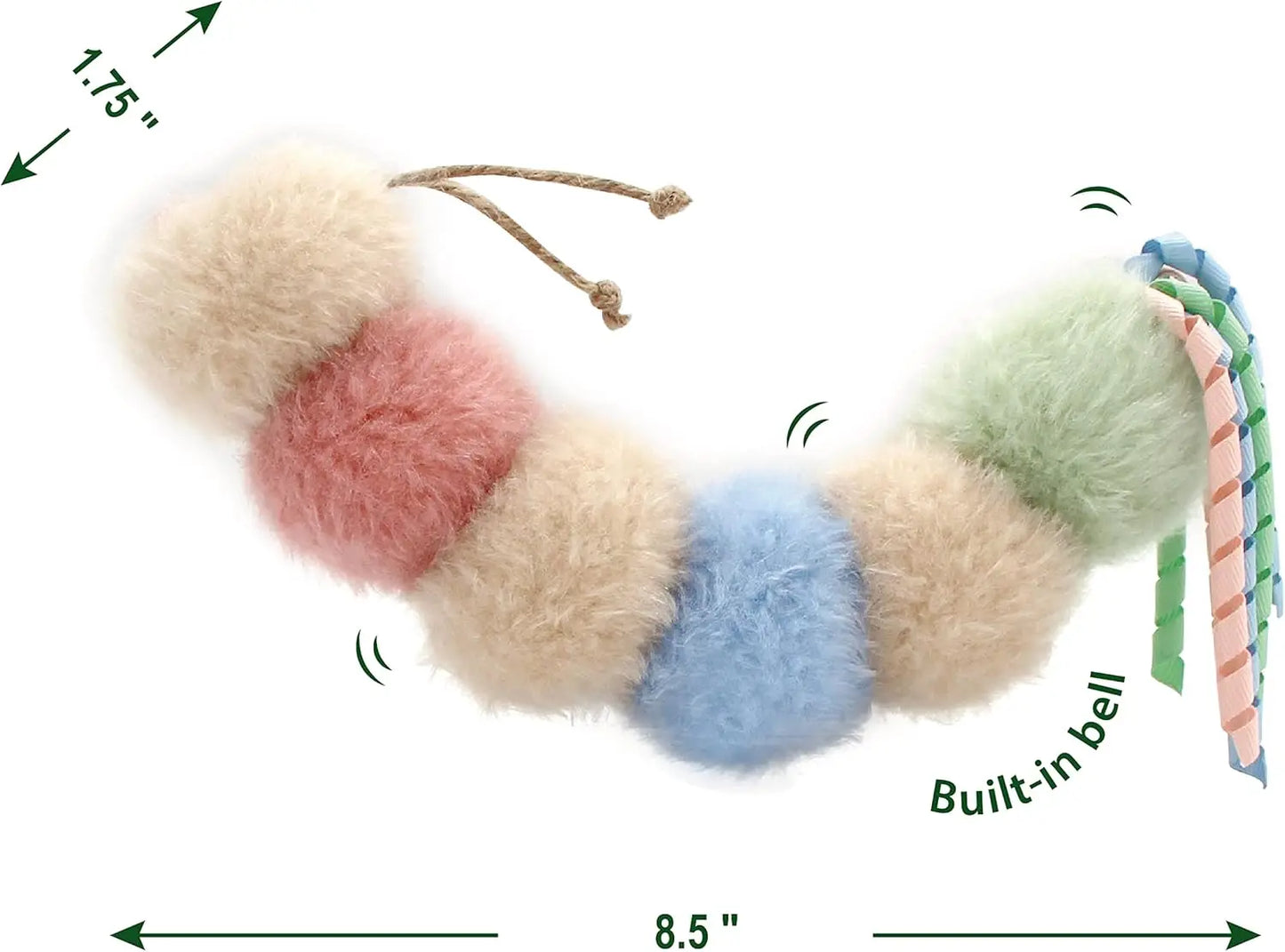 Interactive Catnip Kicker Toy with Rattle