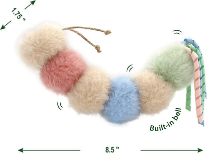 Interactive Catnip Kicker Toy with Rattle
