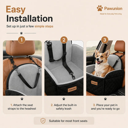 Dog Car Seat for Small/Medium/Large Dogs