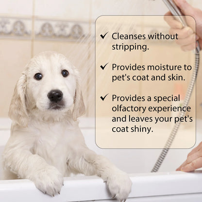 Dog Wash Shampoo: Flea & Mite Killer,  Anti Itch