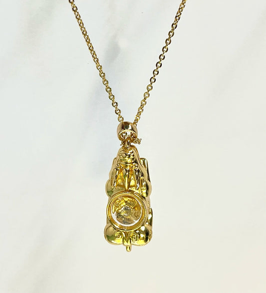 New vintage-inspired diamond- Urn Pet Necklace