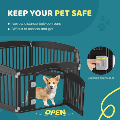 Plastic Dog Playpen, Pet Fence, Portable