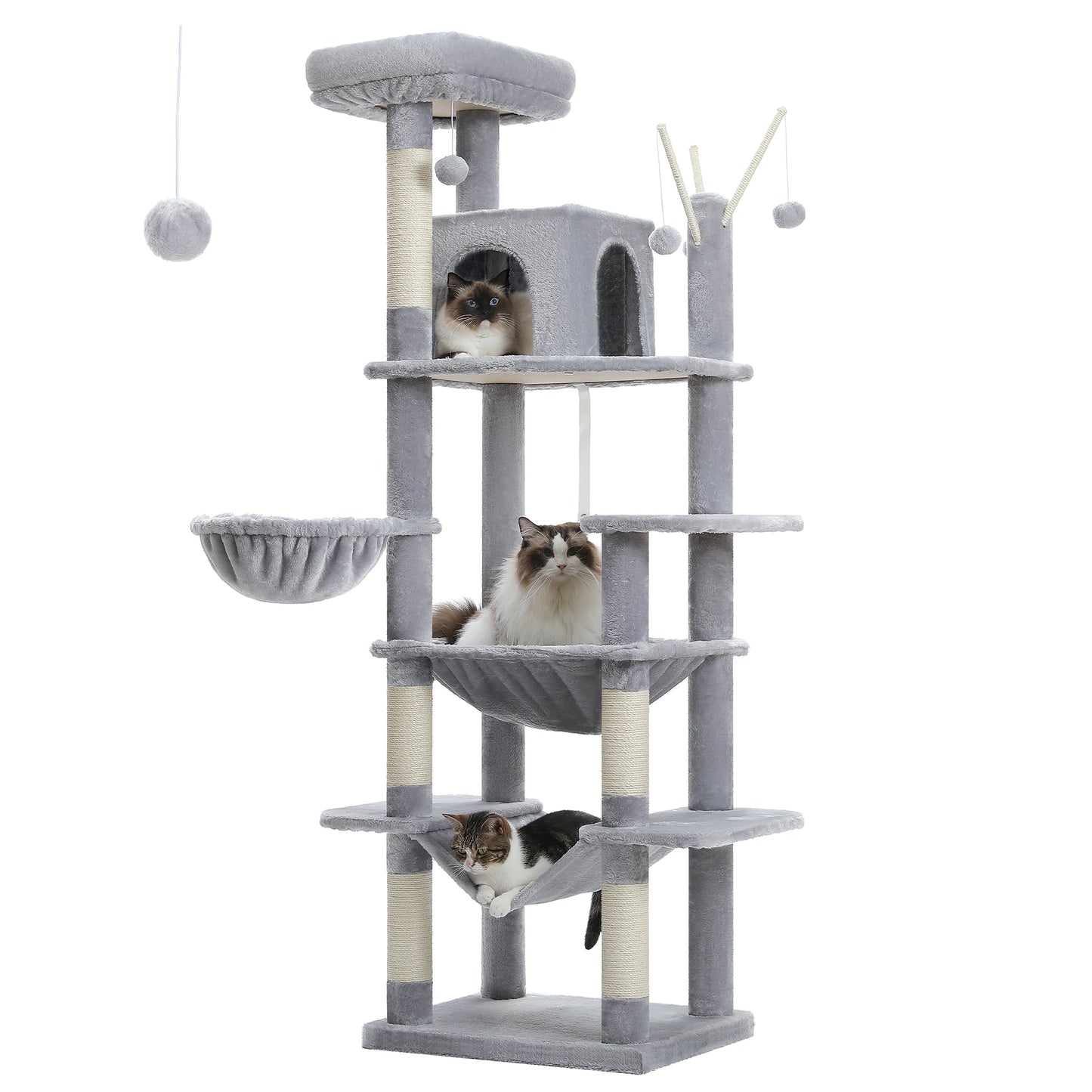 Large Cat Tree for Indoor Large Cats Scratching Post