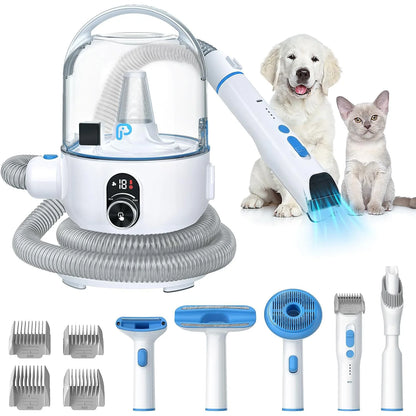 Pet Grooming Kit with 2L Vacuum Suction