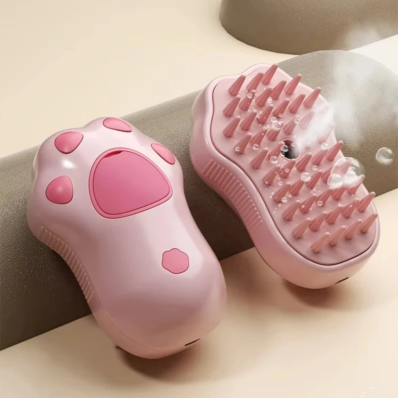 3 in 1 Steamy Pet Dog and Cat Steam Brush