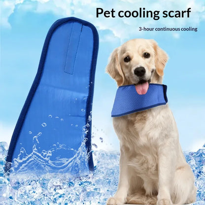 Dog Cooling Neck Wrap 3-Hour Polymer Gel Core