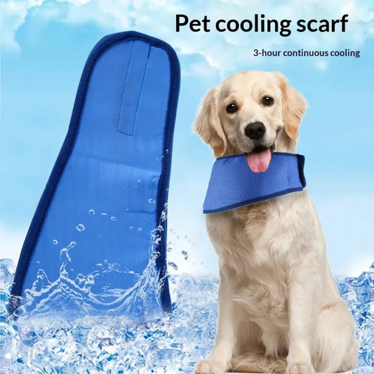 Dog Cooling Neck Wrap 3-Hour Polymer Gel Core