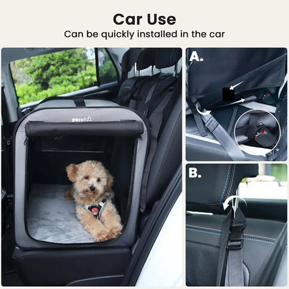 Dog Car Carrier Light Weight 24x17.7x20.5in