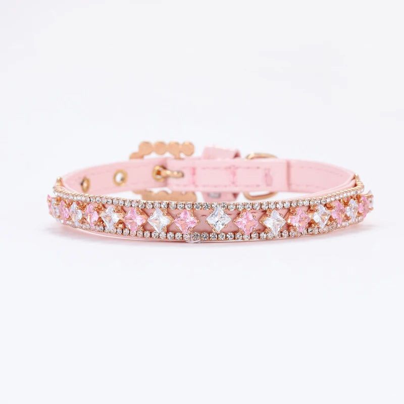Fashion Cat Collar with Rhinestones