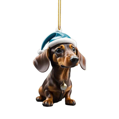 Christmas Dog Ornament