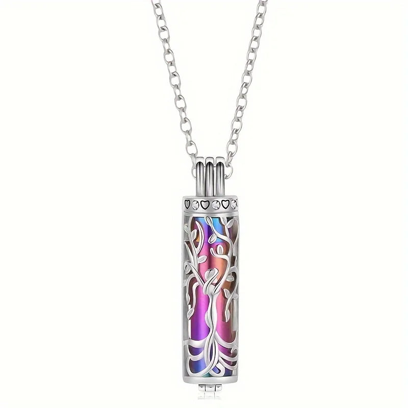 1pcs Memory Tree of Life Jar Pet Urn Ash Necklace