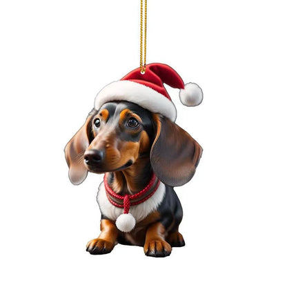 Christmas Dog Ornament