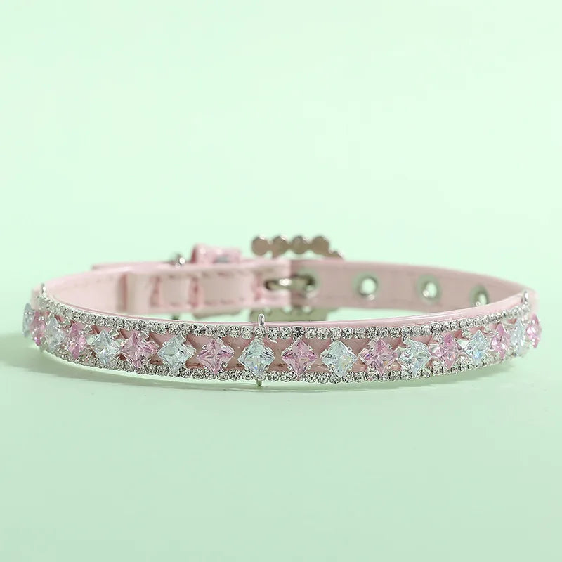 Fashion Cat Collar with Rhinestones