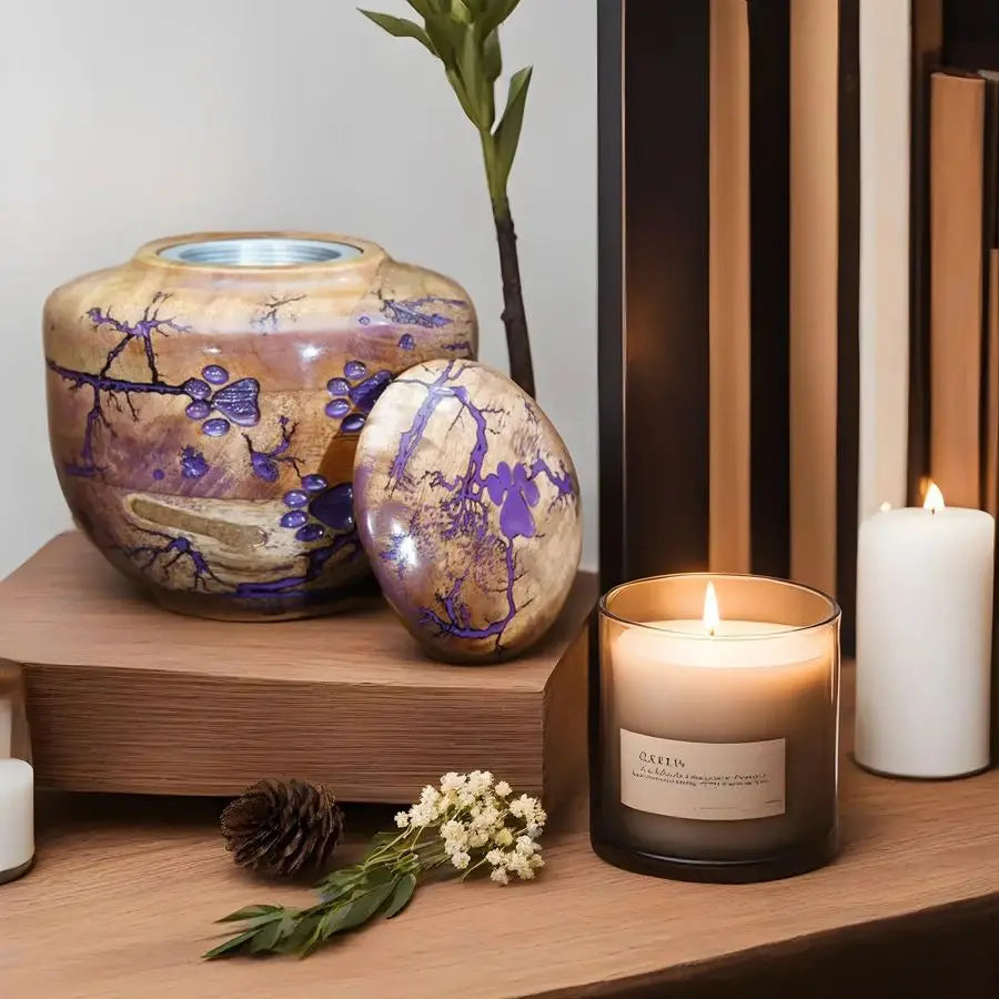 Wooden Urn for Pet Ashes