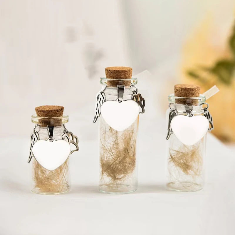 Pet Memorial Bottle For Pet Hair Dogs Cats Fur