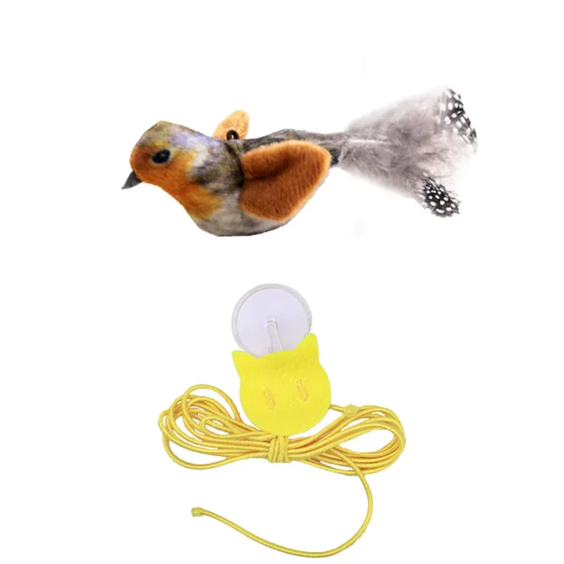 Sound Sensing Interactive Bird Cat Toy