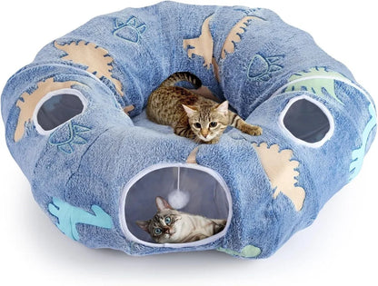 Foldable Cat Tunnel – Interactive Play System