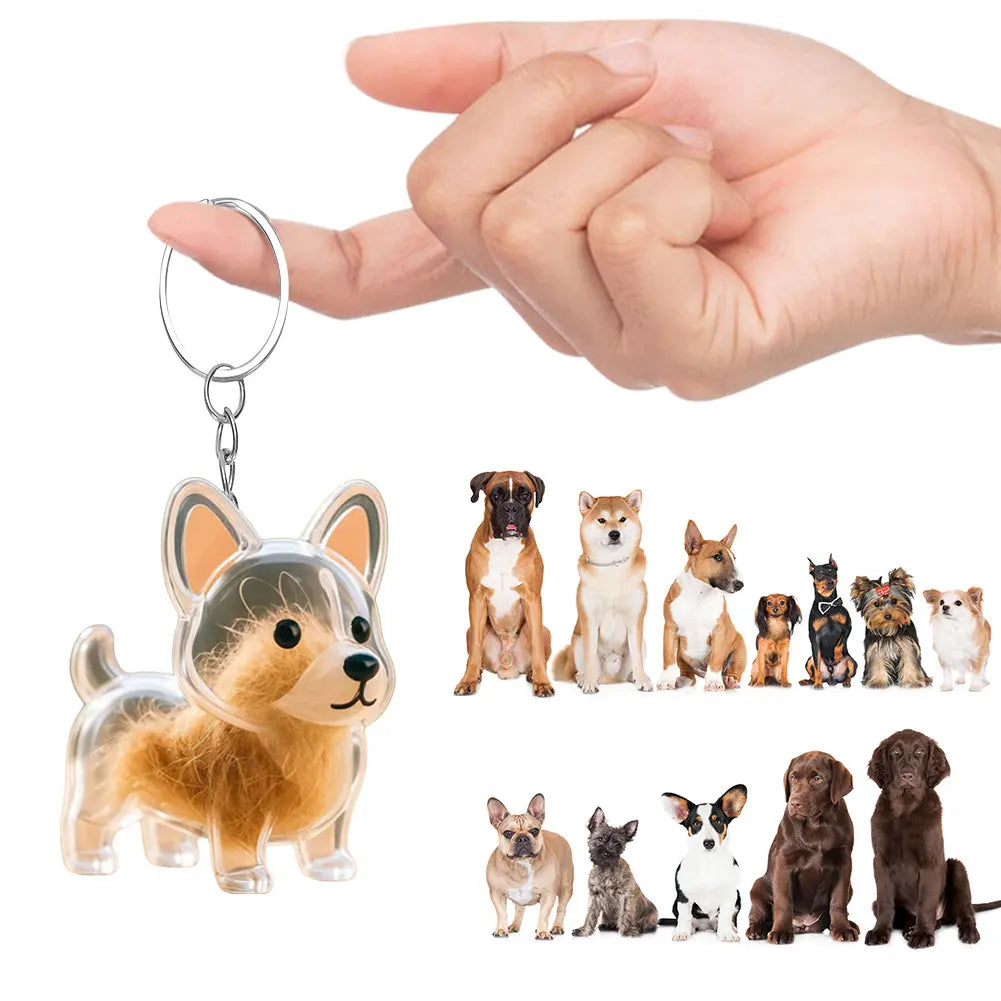 Cartoon Dog Shape Dog Hair Storage Box