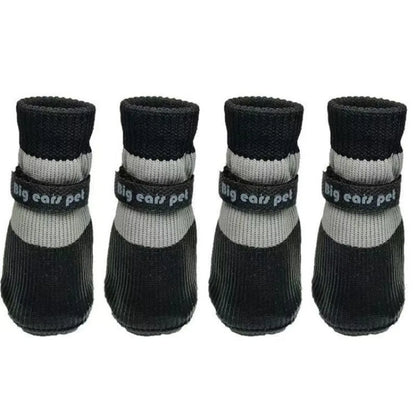 4PCS Waterproof Winter Dog Shoes