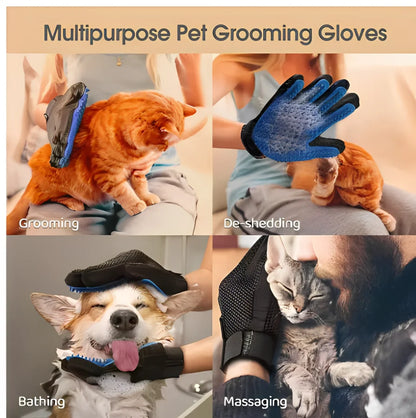 Pet Hair Glove Comb, Deshedding Hair Remover