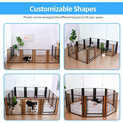 Heavy Duty Dog Playpen Indoor Outdoor