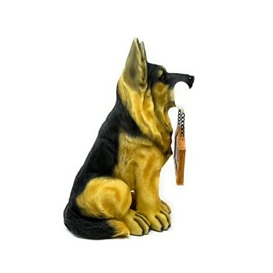 German Sheperd Dog Puppy Statue