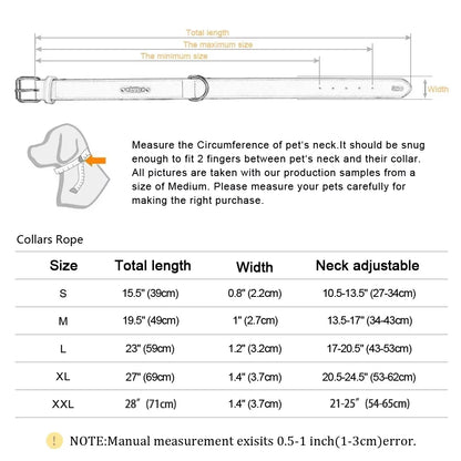 Personalized Name ID Tags Dog Collars