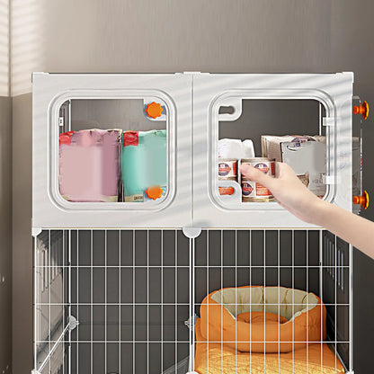 Household Indoor Catio with Cat Bed