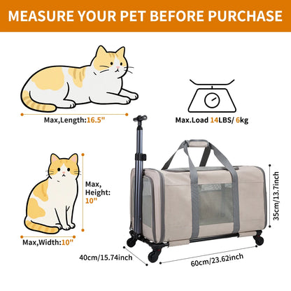 Cat trolley for 2 cats – Cat transport box