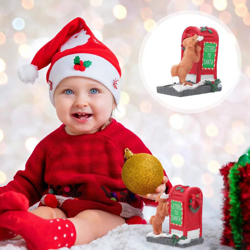 Cute Dog Letter To Santa Resin Christmas Ornament