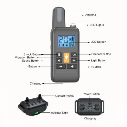Electric Dog Training Collar Rechargeable